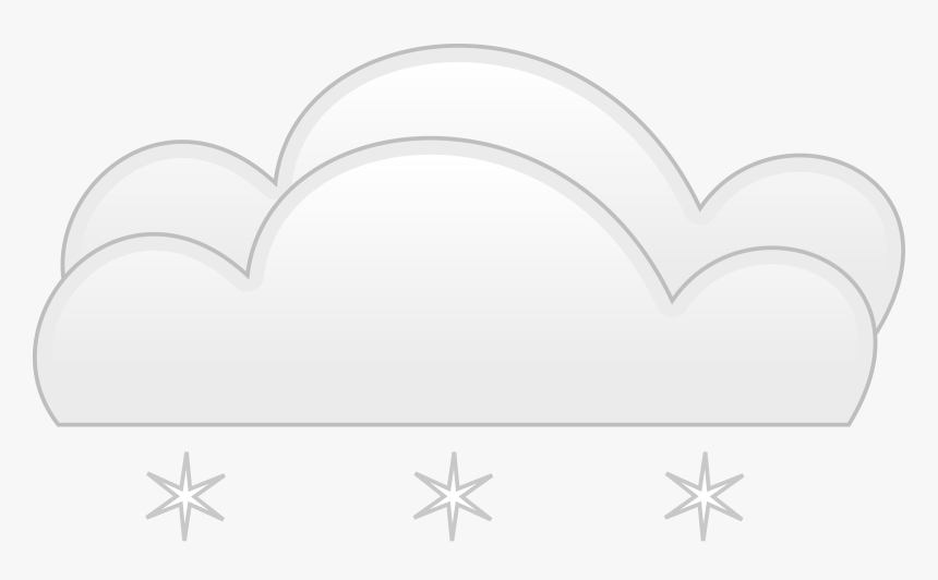 Overcloud Snow Clip Arts - Cartoon Sun And Snow, HD Png Download, Free Download