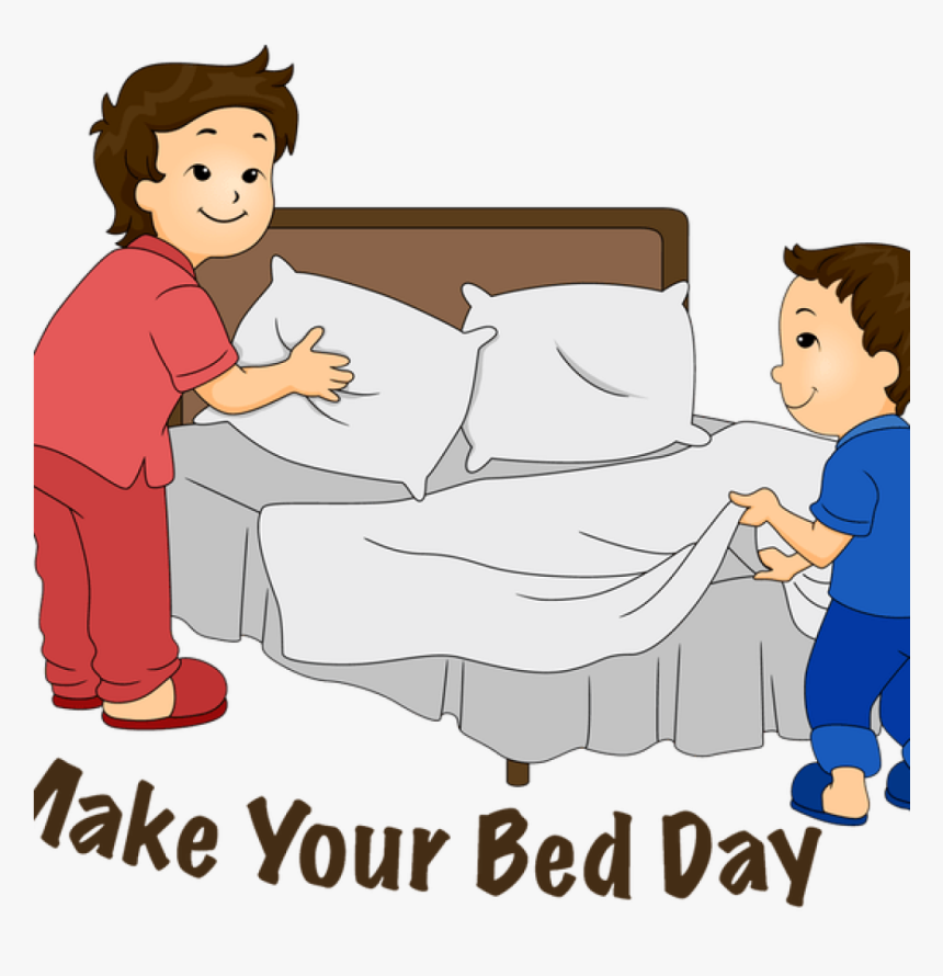 Transparent Person Lying Down Png , Transparent Cartoons - Making The Bed Cartoon, Png Download, Free Download