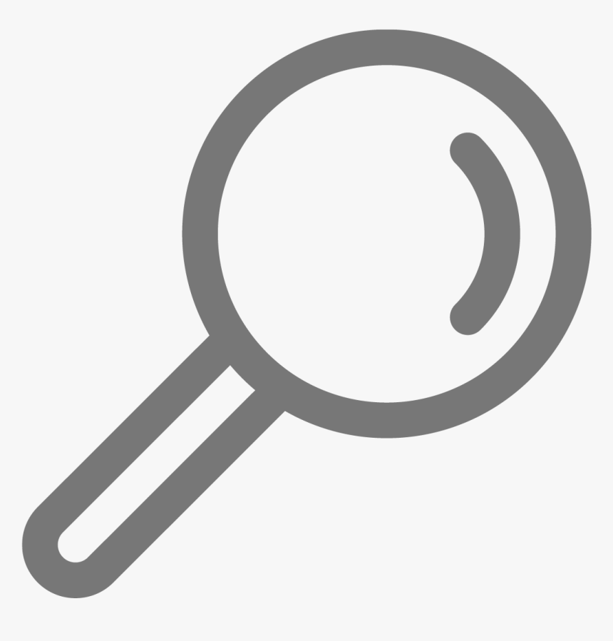 White Magnifying Glass Icon Png -optical Clarity Feature - Icon, Transparent Png, Free Download