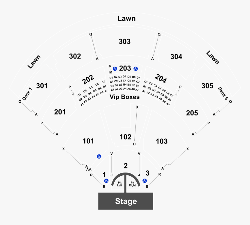 Jiffy Lube Live Section 102 Chart, HD Png Download, Free Download