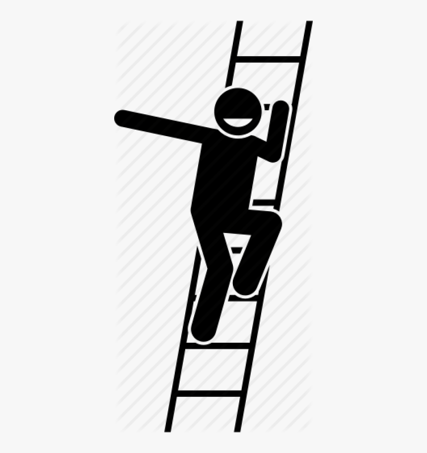 Person Climbing A Ladder, HD Png Download, Free Download