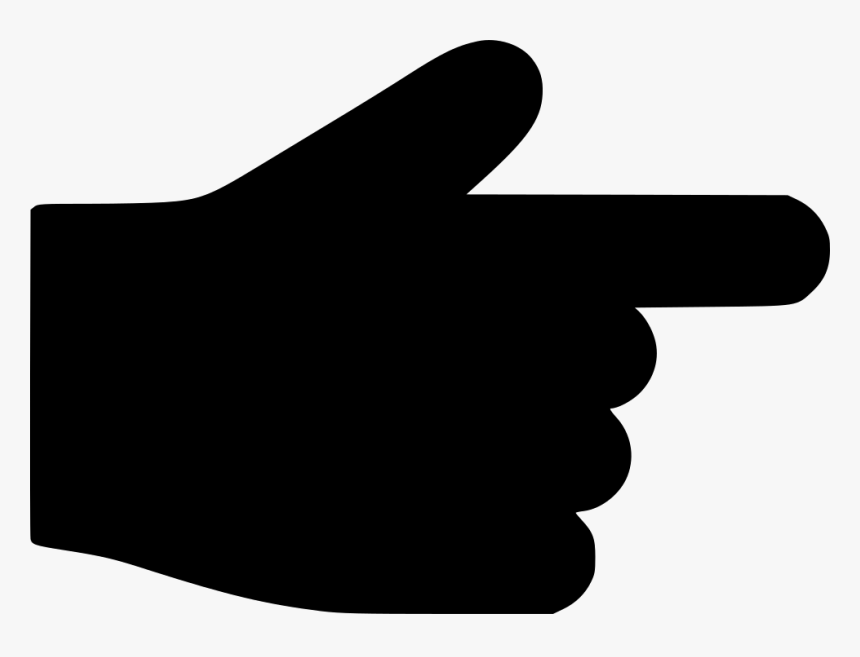 Index Finger - Black Index Finger Icon Png, Transparent Png, Free Download