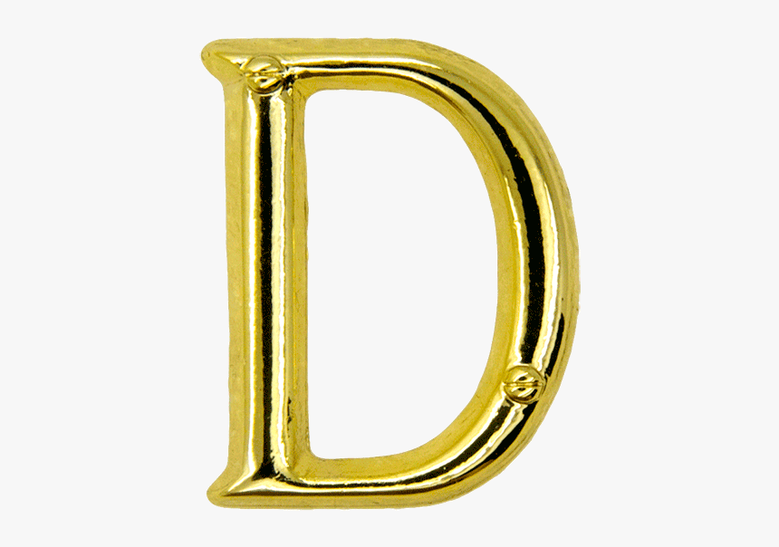 Gold Letter D Pin, HD Png Download, Free Download