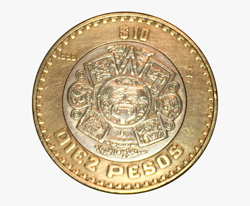 1999~mexico~10 Diez Nuevos Pesos~ Estados Unidos Mexicanos~a - Diez Pesos Png, Transparent Png, Free Download