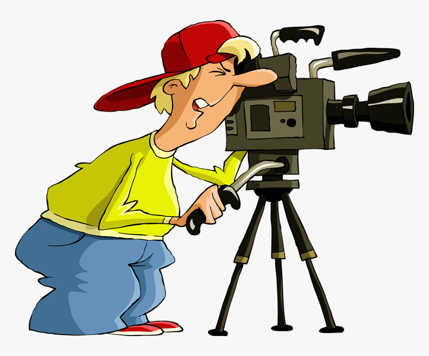 Transparent Crew Clipart - Cameraman Clipart, HD Png Download, Free Download