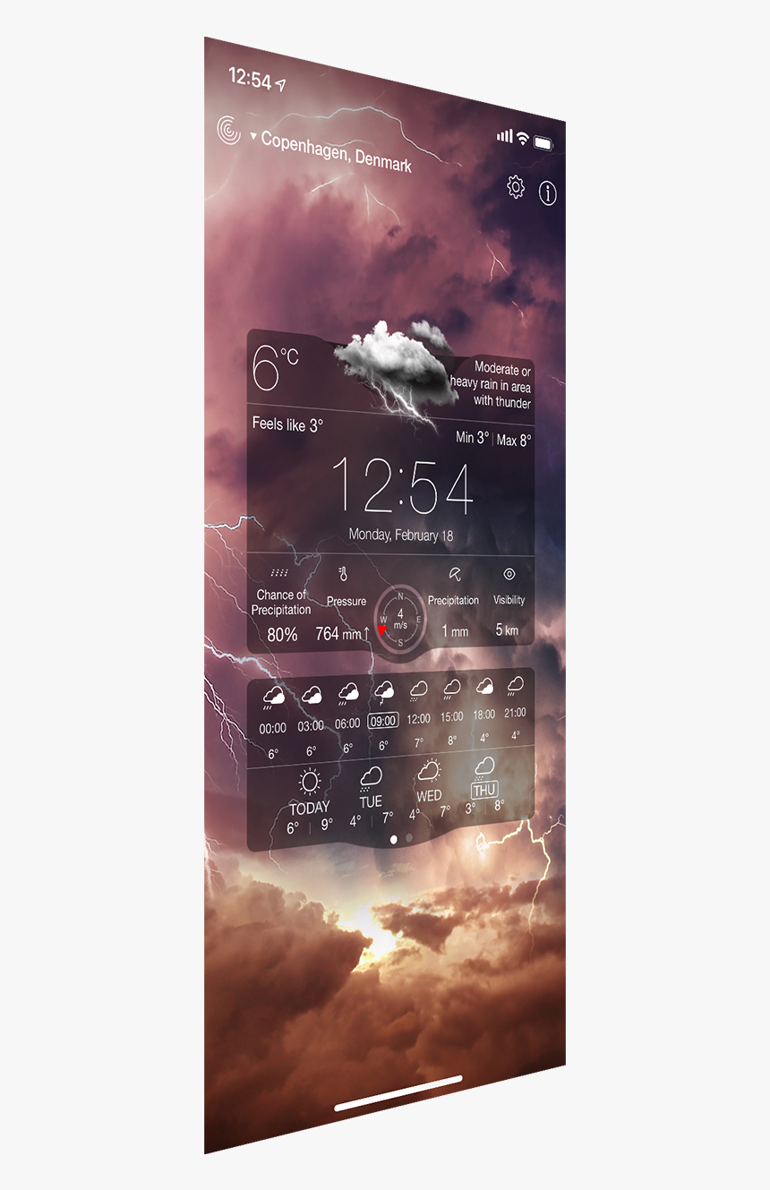 Transparent Stormy Sky Png - Smartphone, Png Download, Free Download