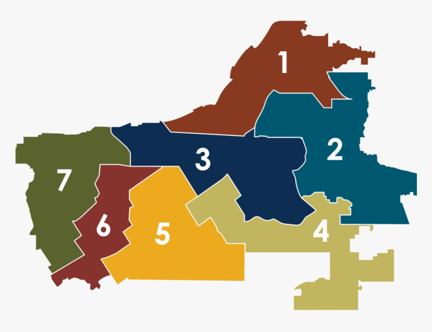 Wardmap - Riverside City Council Wards, HD Png Download, Free Download