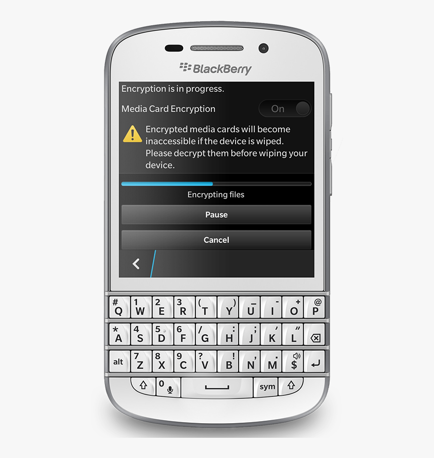 Mediacardencryption - Q10 Blackberry, HD Png Download, Free Download