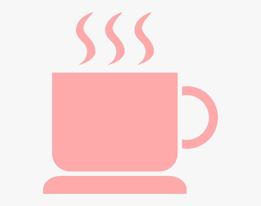 Pink Coffee Mug Clipart, HD Png Download, Free Download