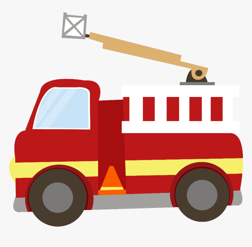 Transparent Fire Truck Clip Art - Caminhão De Bombeiro Desenho, HD Png Download, Free Download