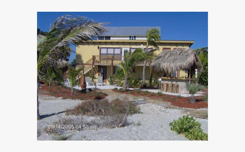 Polynesian Beach House In Sunny Florida On The Gulf - Estate, HD Png Download, Free Download