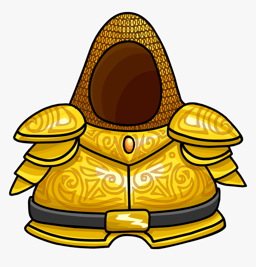 Club Penguin Wiki - Golden Knight Transparent Png, Png Download, Free Download