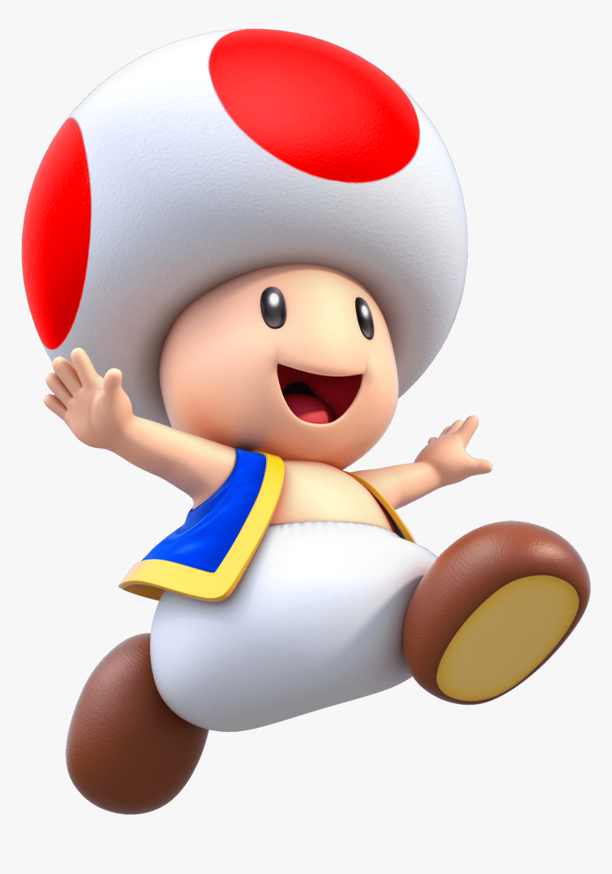 Mario Run Png -super Mario Run - Character Super Mario Toad, Transparent Pn...