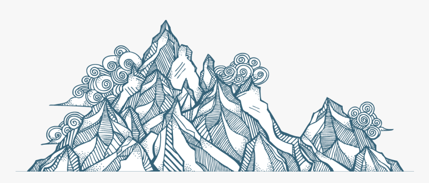 Mountains Png Drawing, Transparent Png, Free Download