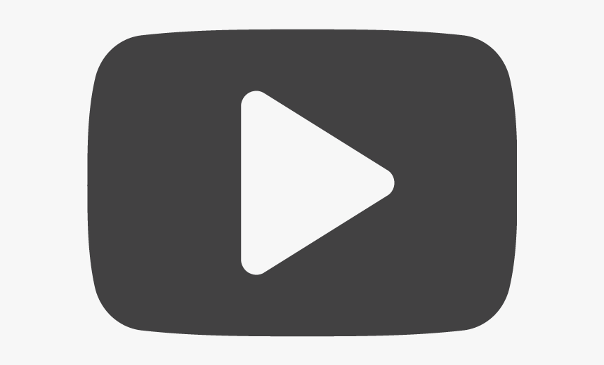 Youtube Logo Grey Transparent, HD Png Download, Free Download