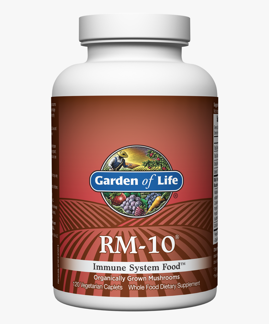 Rm 10 Immune System Food 120 Vegetarian Caplets"
 Title="rm - Garden Of Life, HD Png Download, Free Download