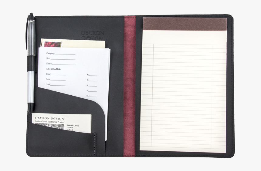 Leather Portfolio, Padfolio, Notebook, Small - Portfolio Notebook, HD Png Download, Free Download