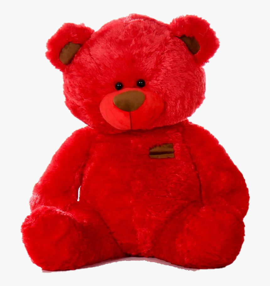 Red Teddy Bear Png Photos - Taddy Bear Pic Red, Transparent Png, Free Download