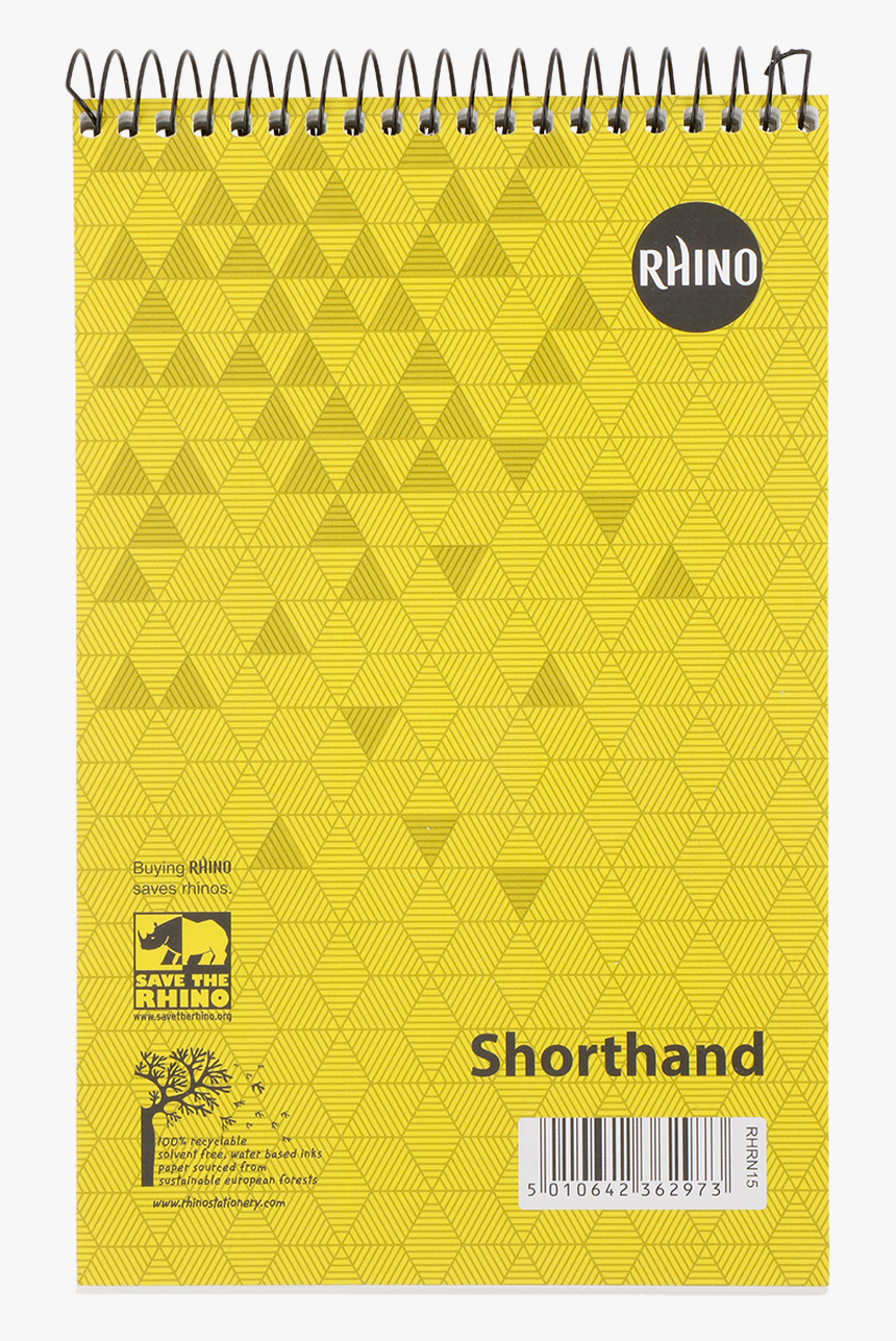 Rhino Shorthand Notepad, 150 Leaf, 8mm Ruled - Art Paper, HD Png Download, Free Download