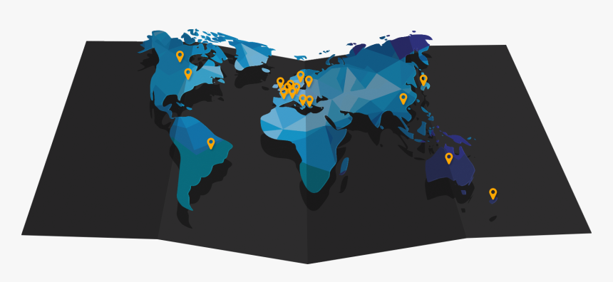 World Map Showing All The Countries Where The Uniqcube, HD Png Download, Free Download