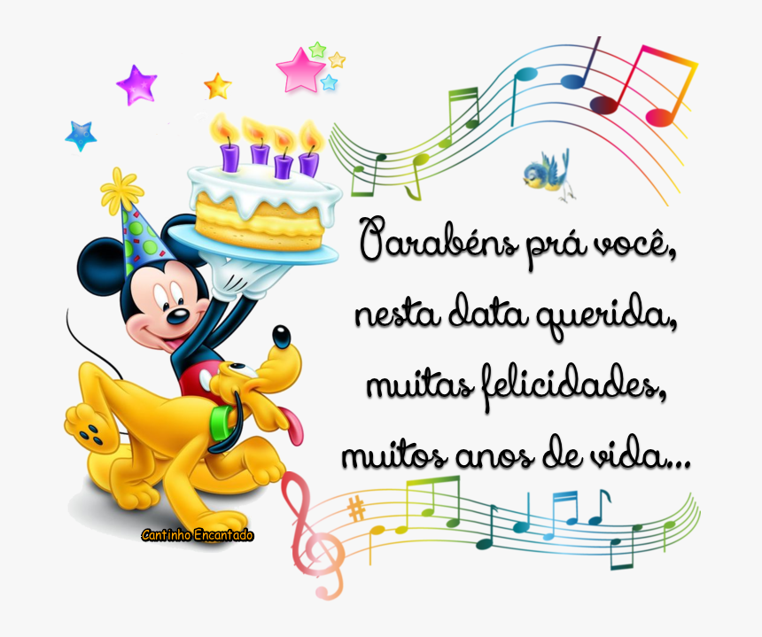 Joyeux Anniversaire Mickey Livre Hd Png Download Kindpng