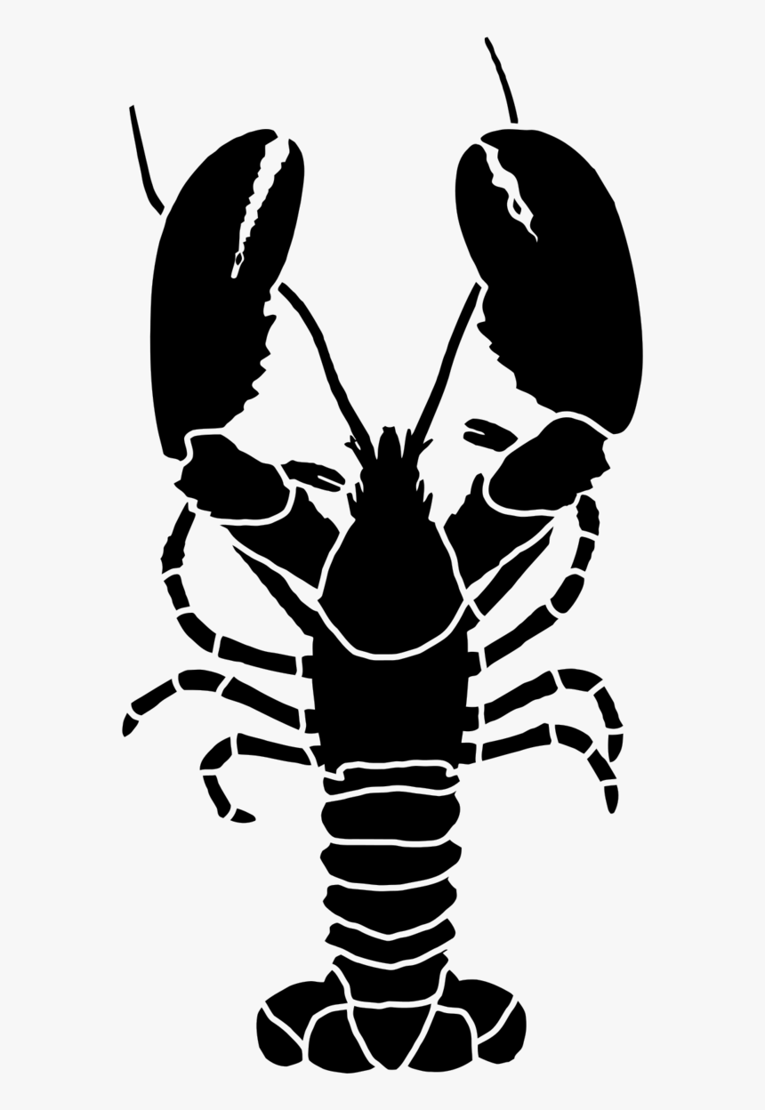 Lobster Tattoo Png - Lobster Black And White Png, Transparent Png, Free Download