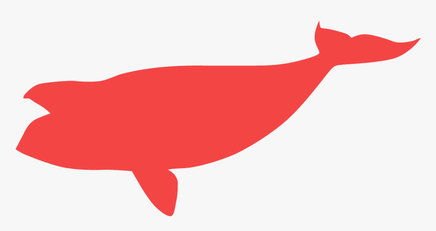 Pink Whale Silhouette, HD Png Download, Free Download
