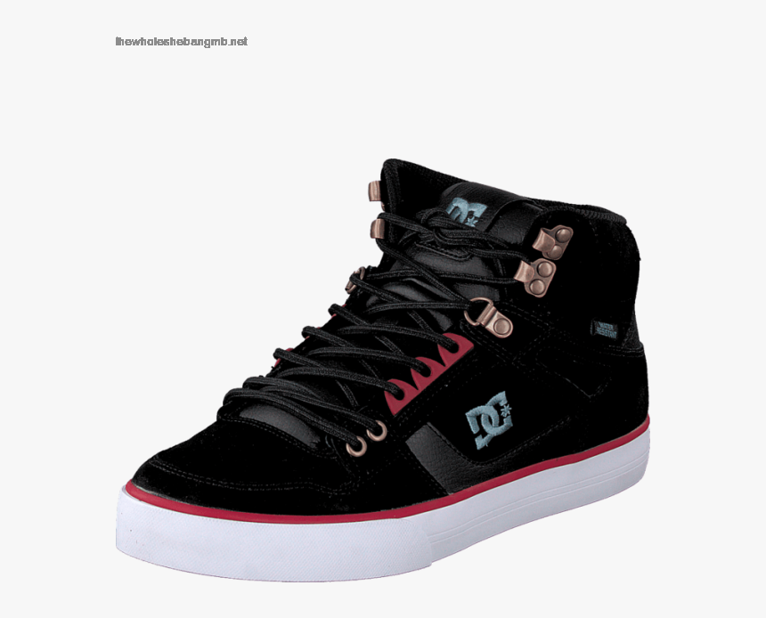 Men"s Dc Shoes Spartan High Wc Wr Shoe Black - Skate Shoe, HD Png Download, Free Download