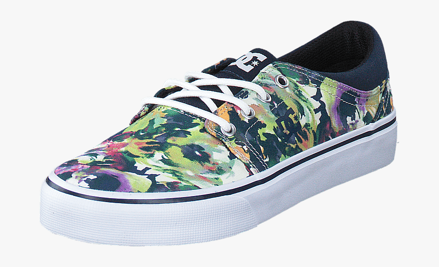 M's Trase Se Dc Sneakers Floral, HD Png Download, Free Download