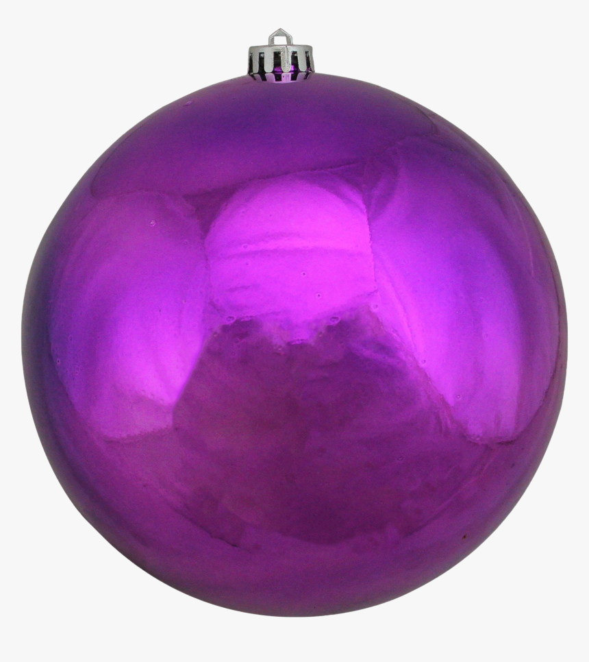 Single Purple Christmas Ball Png Clipart, Transparent Png, Free Download