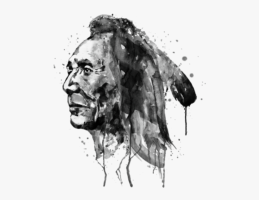 Black Native American Warrior, HD Png Download, Free Download