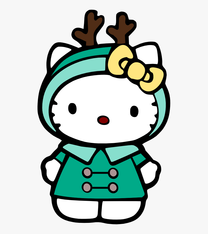 Transparent Kitty Face Png - Hello Kitty In Christmas, Png Download, Free Download