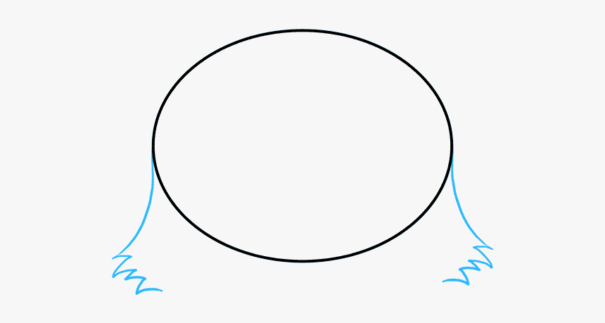 How To Draw Cat Face - Circle, HD Png Download, Free Download