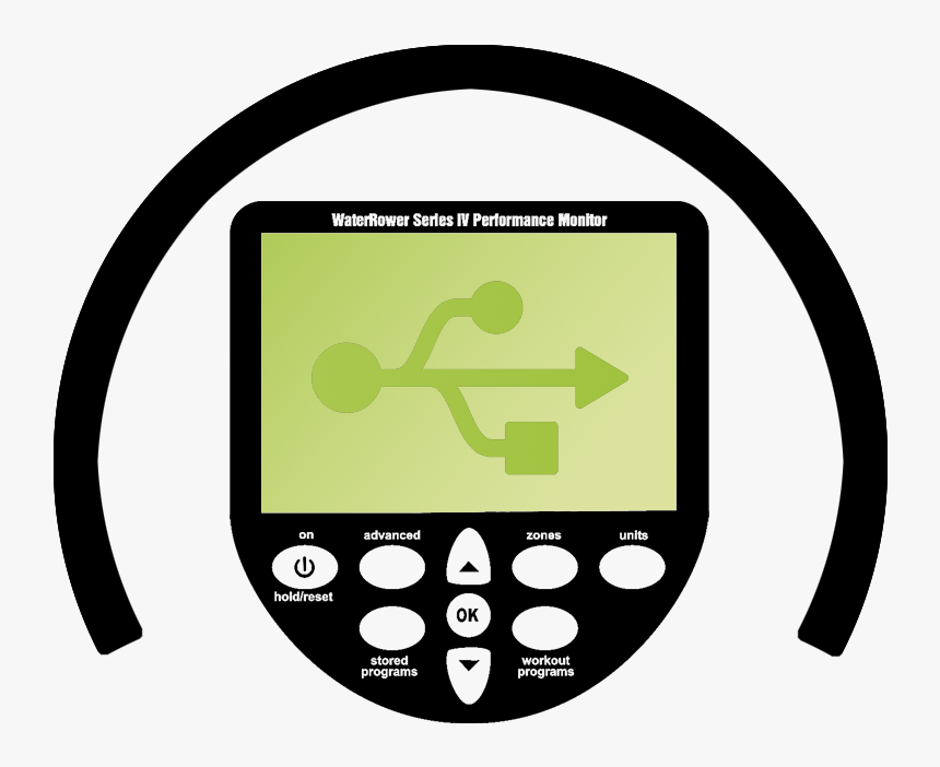 Waterrower S4 Monitor Usb Port, HD Png Download, Free Download