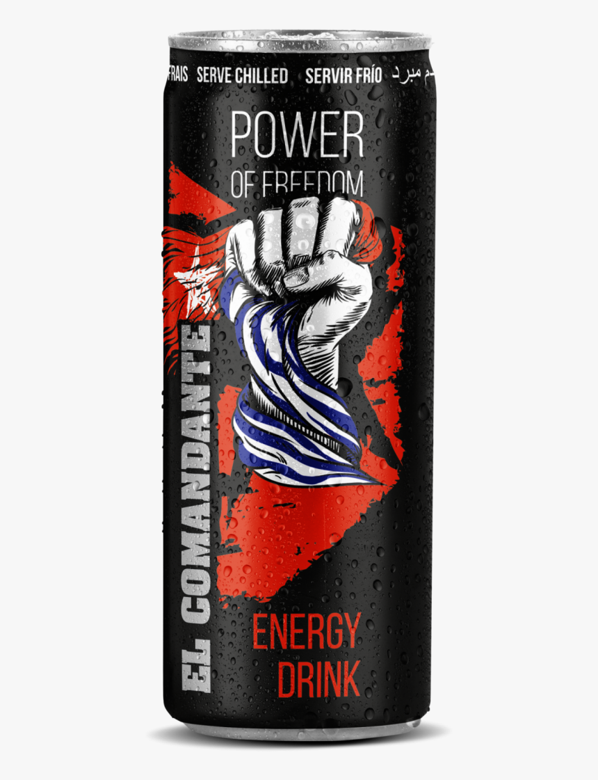 El Comandante Energy Drink250ml - El Comandante Energy Drink, HD Png Download, Free Download