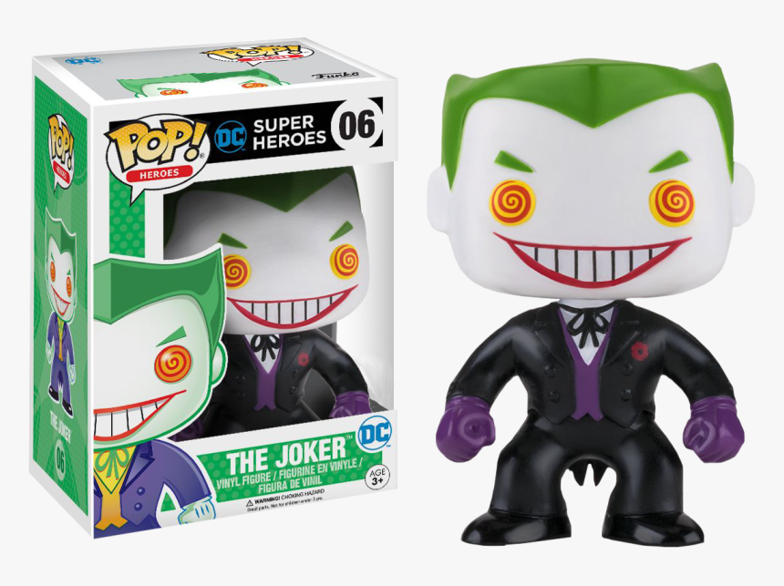 Dc Comics Pop Vinyl - Joker Funko, HD Png Download, Free Download