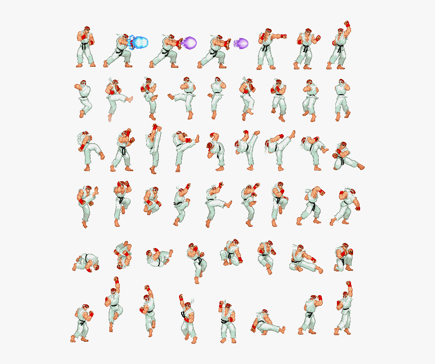 Street Fighter Sprite Animation, HD Png Download, Free Download