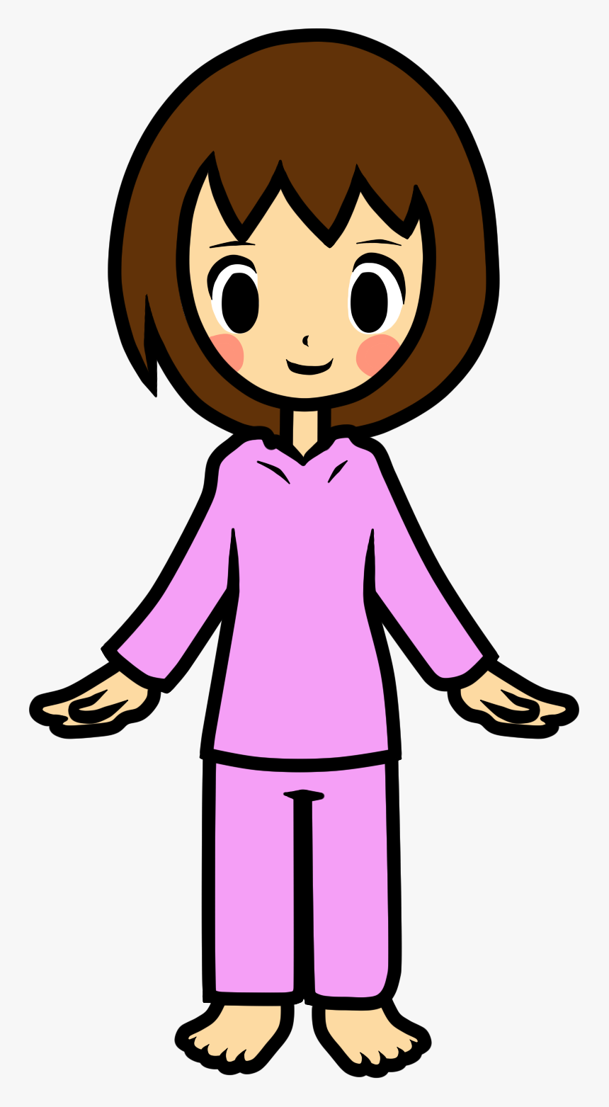 Pajama Clipart Cliparts Suggest Png - Pajama Girl Rhythm Heaven, Transparent Png, Free Download