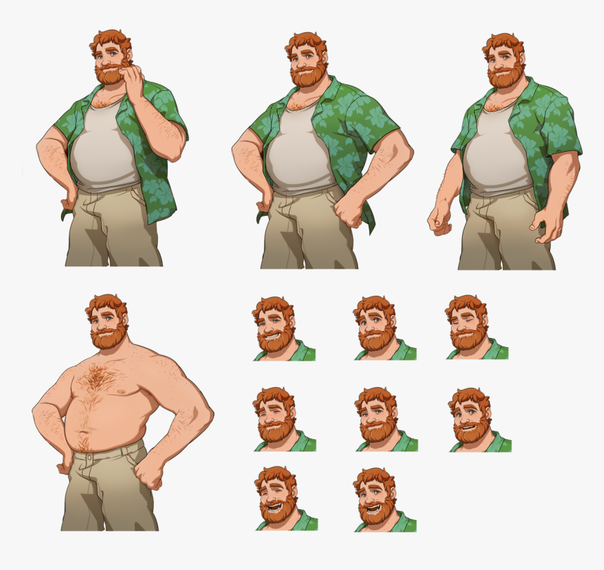 Brian Expressions - Dream Daddy Sprites, HD Png Download, Free Download