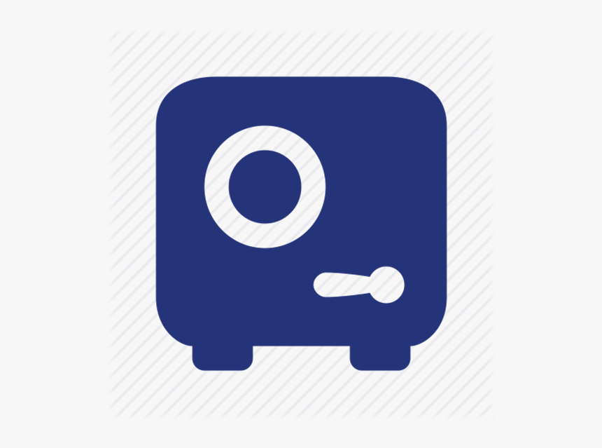 Safe Icon Blue - Icon, HD Png Download, Free Download