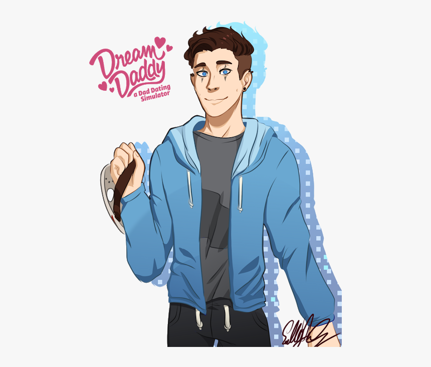 H2o Delirious Dream Daddy , Png Download - Dream Daddy And Mini Ladd, Transparent Png, Free Download