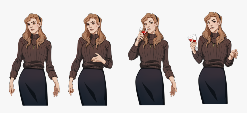 Girl , Png Download - Dream Daddy Mary Sprites, Transparent Png, Free Download
