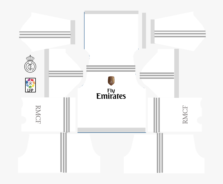 The Real Madrid - Kits Dream League Soccer Mexico 2018, HD Png Download, Free Download