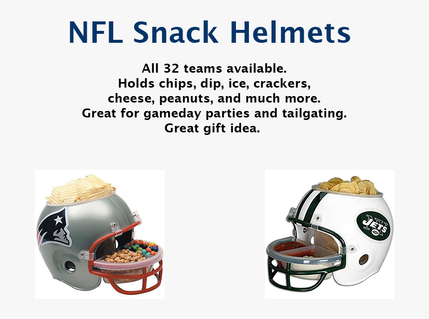 Nfl Snack Helmets - Football Helmet, HD Png Download, Free Download