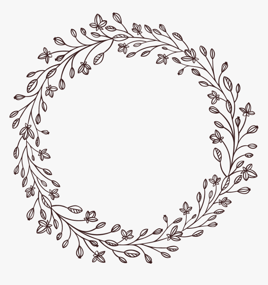 Stick Huge Freebie - Stick Wreath Black And White, HD Png Download, Free Download