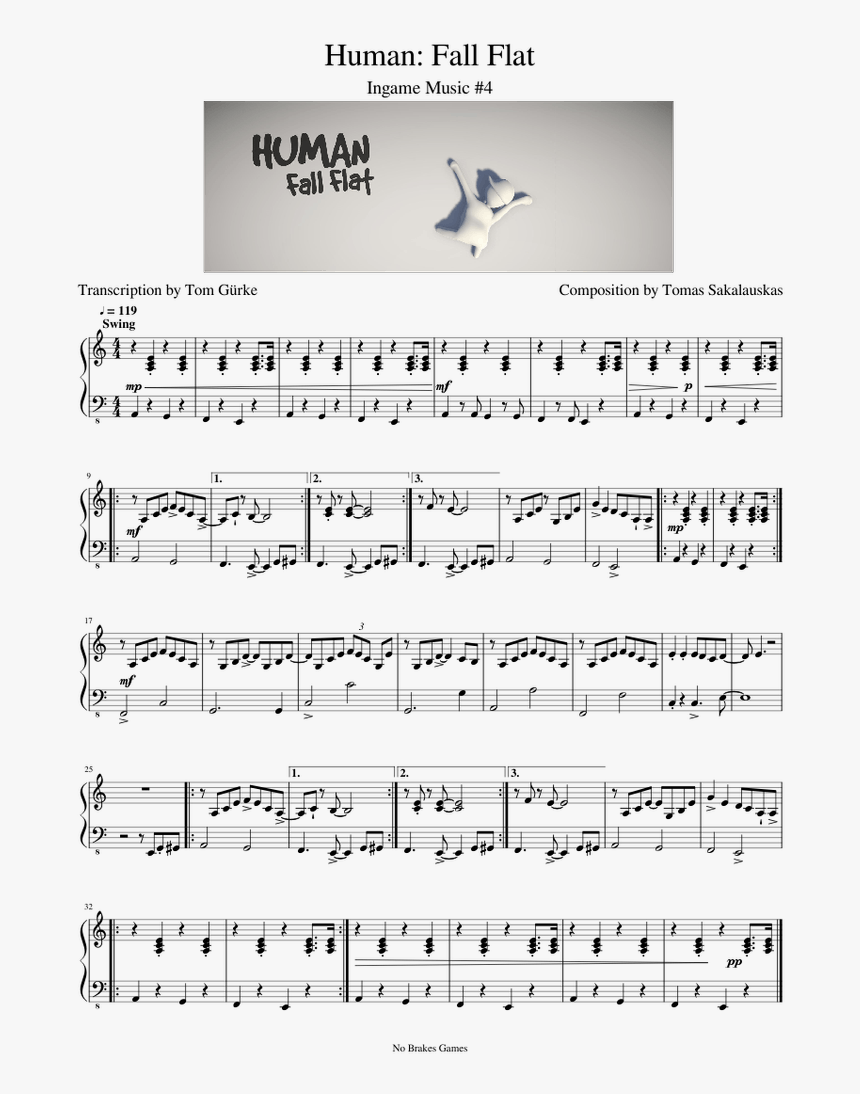 Human Fall Flat Music, HD Png Download, Free Download