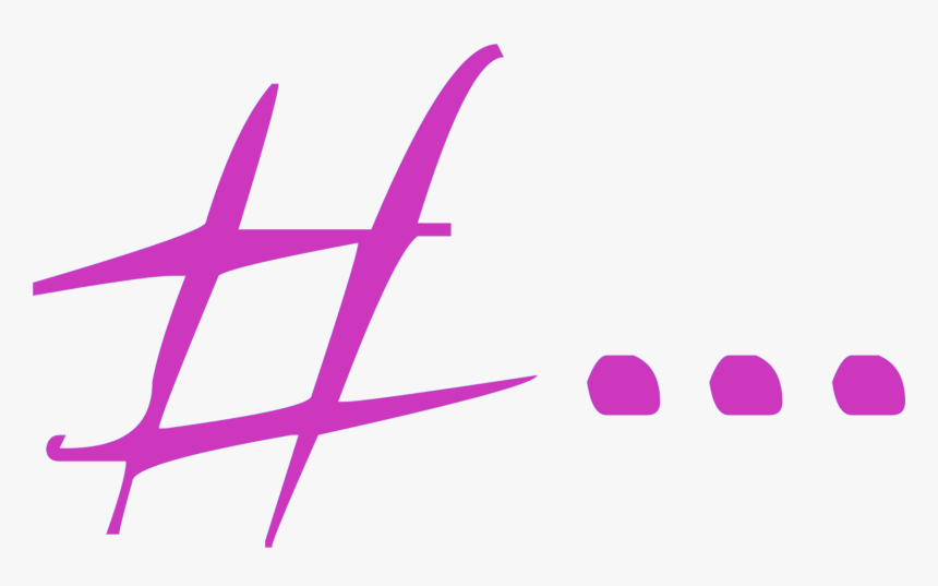 Pink Hashtag Png, Transparent Png, Free Download