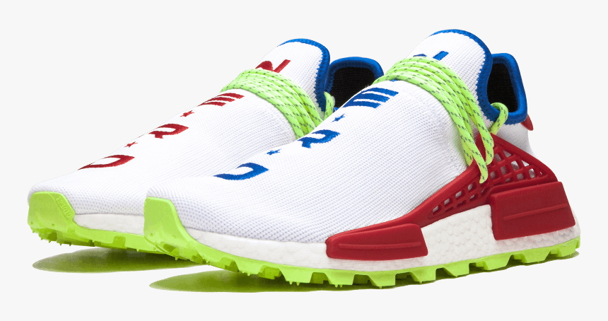 Image Of Adidas Pharrell Nmd Nerd - Human Race Nerd White, HD Png Download, Free Download