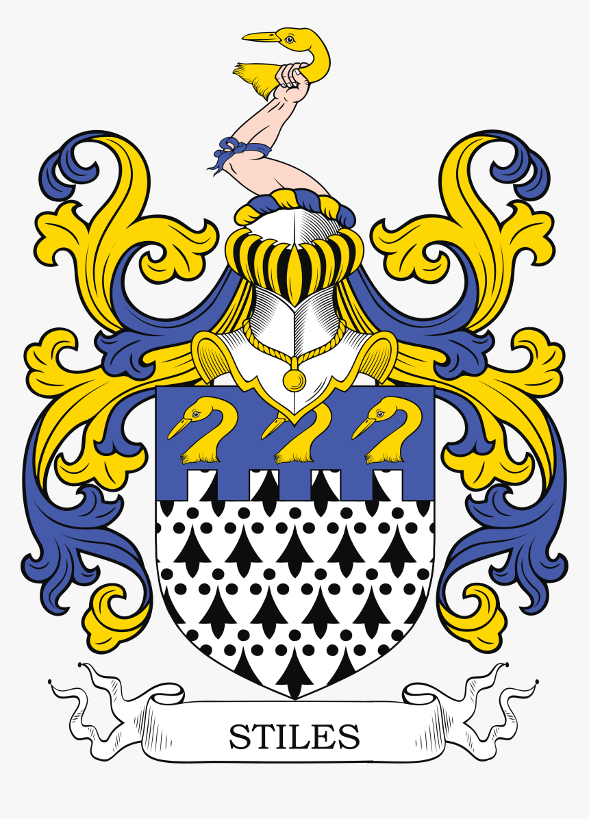 Styles Family Crest Digital Jpg Image - Leach Coat Of Arms, HD Png Download, Free Download