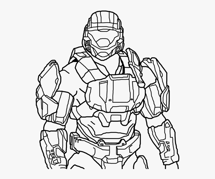 Halo Reach Eva Line Art By Bojaking - Halo Odst Coloring Pages, HD Png Download, Free Download